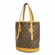 Louis Vuitton Vintage Pre-owned Tyg totevskor Brown, Dam