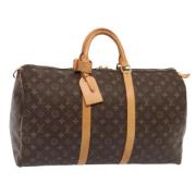 Louis Vuitton Vintage Pre-owned Laeder handvskor Brown, Dam