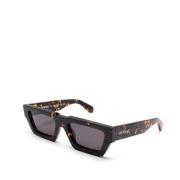 Off White Oeri129 6007 Sunglasses Brown, Unisex