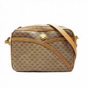 Gucci Vintage Pre-owned Canvas gucci-vskor Beige, Dam