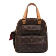 Louis Vuitton Vintage Pre-owned Canvas handvskor Brown, Dam