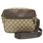 Gucci Vintage Pre-owned Canvas gucci-vskor Beige, Dam