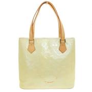 Louis Vuitton Vintage Pre-owned Laeder totevskor Yellow, Dam