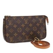 Louis Vuitton Vintage Pre-owned Canvas kuvertvskor Brown, Dam