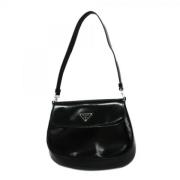 Prada Vintage Pre-owned Laeder axelremsvskor Black, Dam