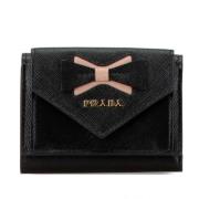 Prada Vintage Pre-owned Laeder plnbcker Black, Dam