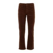 Mother Brun Rider Ankel Jeans Brown, Dam