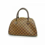 Louis Vuitton Vintage Pre-owned Tyg handvskor Brown, Dam