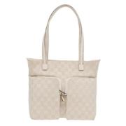 Gucci Vintage Pre-owned Canvas gucci-vskor Beige, Dam