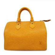 Louis Vuitton Vintage Pre-owned Tyg handvskor Yellow, Dam