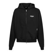 Represent Klubb Zip Hoodie Black, Herr