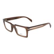 Eyewear by David Beckham Retro fyrkantig båge glasögon Brown, Unisex