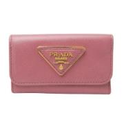 Prada Vintage Pre-owned Laeder nyckelhllare Pink, Dam