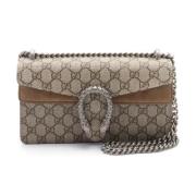 Gucci Vintage Pre-owned Canvas crossbodyvskor Brown, Dam