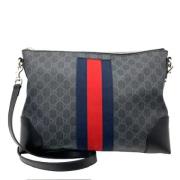 Gucci Vintage Pre-owned Canvas gucci-vskor Gray, Dam