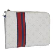 Louis Vuitton Vintage Pre-owned Canvas kuvertvskor White, Dam