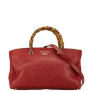 Gucci Vintage Pre-owned Laeder handvskor Red, Dam