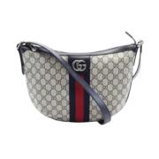 Gucci Vintage Pre-owned Canvas gucci-vskor Blue, Dam