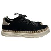 Chloé Pre-owned Pre-owned Bomull sneakers Black, Herr