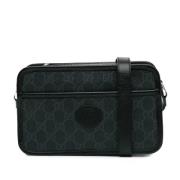 Gucci Vintage Pre-owned Canvas crossbodyvskor Black, Dam