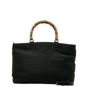 Gucci Vintage Pre-owned Tyg gucci-vskor Black, Dam