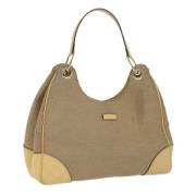 Gucci Vintage Pre-owned Canvas gucci-vskor Beige, Dam