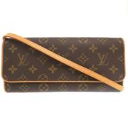 Louis Vuitton Vintage Pre-owned Tyg louis-vuitton-vskor Brown, Dam