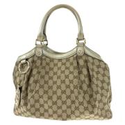 Gucci Vintage Pre-owned Canvas totevskor Brown, Dam