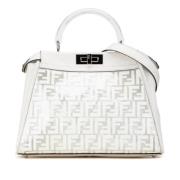 Fendi Vintage Pre-owned Plast fendi-vskor White, Dam