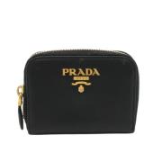 Prada Vintage Pre-owned Laeder plnbcker Black, Dam