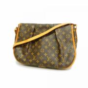 Louis Vuitton Vintage Pre-owned Tyg axelremsvskor Brown, Dam