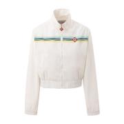 Casablanca Vit jacka med logopatch White, Dam