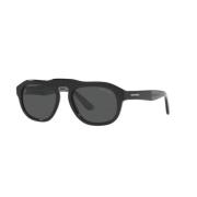 Giorgio Armani Svart Acetat Solglasögon Ar8173-500187 Black, Herr