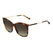 Jimmy Choo Brun Acetat Dam Solglasögon Brown, Dam