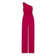 Ralph Lauren One-Shoulder Jumpsuit Pink, Dam