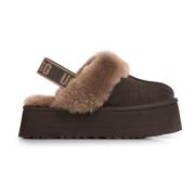 UGG Dam Mysiga Tofflor Funkette Stil Brown, Dam