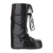 Moon Boot Ikonisk Glitter Vinterkänga Svart Black, Dam