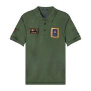 Aeronautica Militare Kortärmad Polotröja Green, Herr