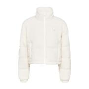 Tommy Jeans Stilig Jacka för Män White, Dam