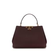 Tory Burch Mörk Cabernet Axelväska Brown, Dam