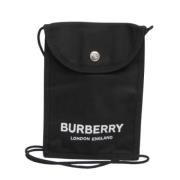 Burberry Vintage Pre-owned Tyg axelremsvskor Black, Dam