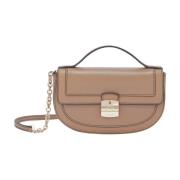 Furla Club 2 Mini Crossbody Väska Brown, Dam