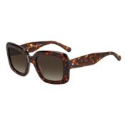 Kate Spade Brun Acetat Dam Solglasögon Brown, Dam