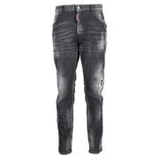 Balmain Pre-owned Pre-owned Bomull jeans Black, Herr