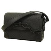 Louis Vuitton Vintage Pre-owned Tyg louis-vuitton-vskor Black, Dam