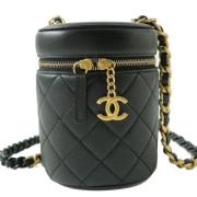 Chanel Vintage Pre-owned Laeder chanel-vskor Black, Dam