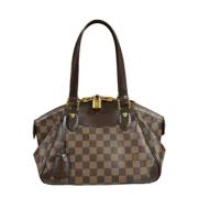 Louis Vuitton Vintage Pre-owned Canvas louis-vuitton-vskor Brown, Dam