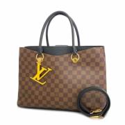 Louis Vuitton Vintage Pre-owned Tyg louis-vuitton-vskor Black, Dam