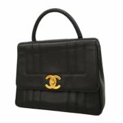 Chanel Vintage Pre-owned Laeder chanel-vskor Black, Dam