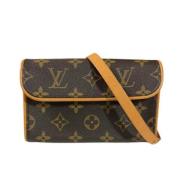 Louis Vuitton Vintage Pre-owned Tyg louis-vuitton-vskor Brown, Dam